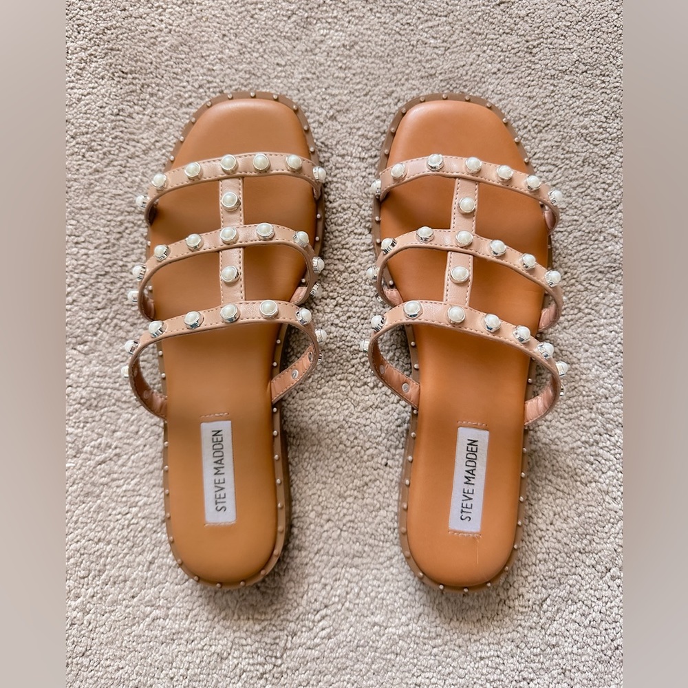 Steve Madden Beaded Flat Sandal